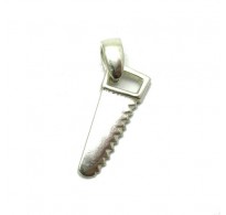 PE001128 Sterling silver pendant Saw Solid 925 Charm